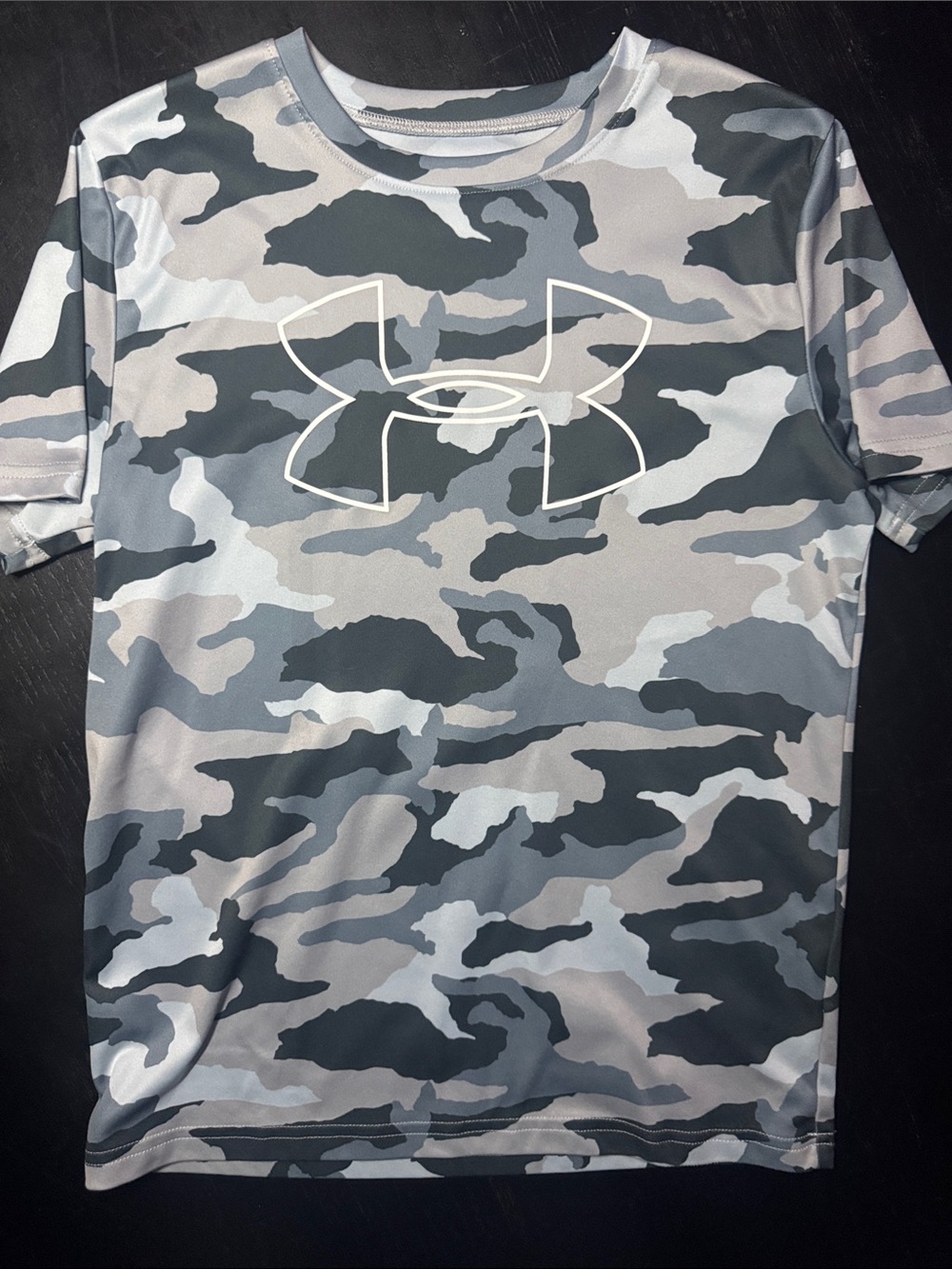 Under Armour Gray Camo Short Sleeve Performance Tee